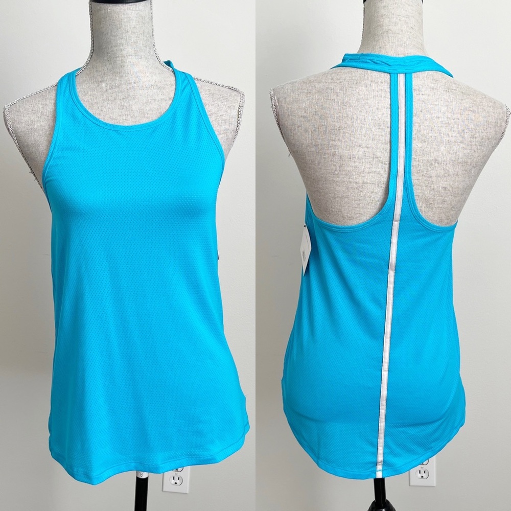 VSX Sport Victorias Secret Body Wick Tank Top XS Blue Athletic